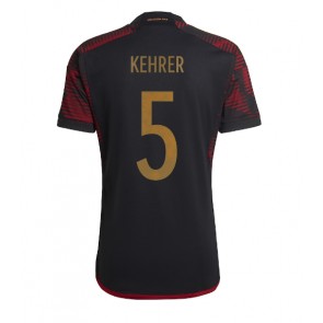 Niemcy Thilo Kehrer #5 Koszulka Wyjazdowych MŚ 2022 Krótki Rękaw